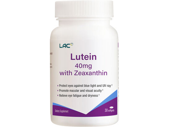 LAC Lutein 40mg with Zeaxanthin40mg_30softgels