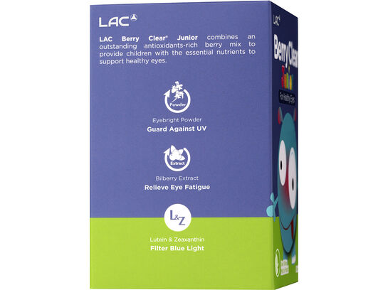 LAC Junior Berry Clear® Junior - Antioxidant-rich Eye Protection (2g x 30 powder sticks)