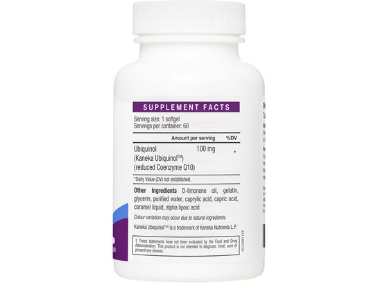 LAC Ubiquinol 100mg (60 softgels)