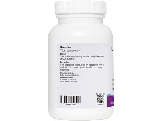 LAC Wellness L-Glutathione 500mg (60 vegetarian capsules)