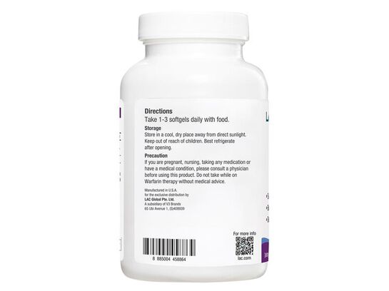LAC Wellness CoQ-10 50mg (120 softgels)