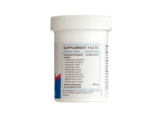LAC Women’s Probiotic Complex 30Billion 30 vegetarian capsules
