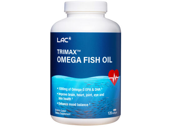 LAC OMEGAS & FISH OIL TRIMAX™ OMEGA FISH OIL (120 softgels)