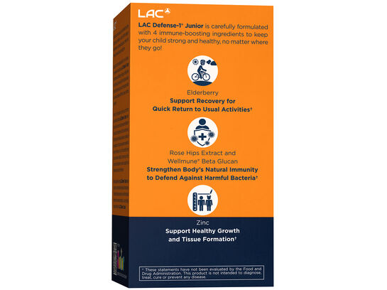 LAC JUNIOR Defense-1® Immunity Booster (Elderberry Flavour) (120ml)