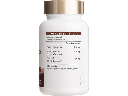 LAC Kurozu Black Vinegar - For Good Cholesterol (90 softgels)