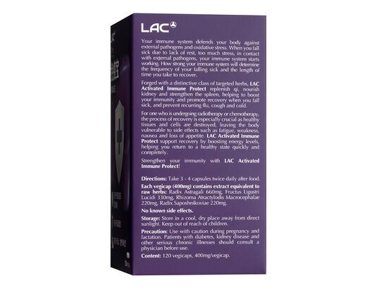LAC ACTIVATED® Immune Protect - Defence Formula (120 vegicaps)