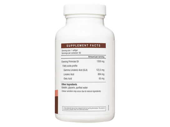LAC Mega Evening Primrose Oil 1300mg 90 softgels