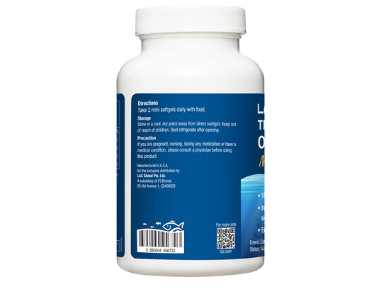 LAC Trimax Fish Oil Mini 1000mg  120 mini softgels