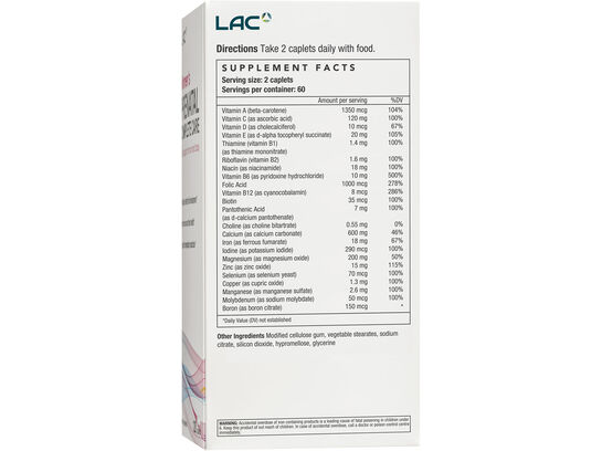  LAC Women’s Complete Prenatal Care  60 caplets