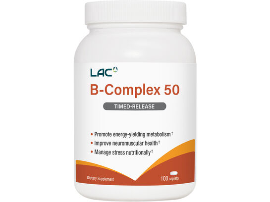 LAC B-Complex 50 Timed-Release 100Caplets