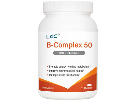 LAC B-Complex 50 Timed-Release 100Caplets