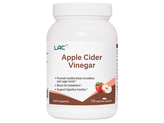 LAC Superfood Apple Cider Vinegar (120 vegetarian capsules)