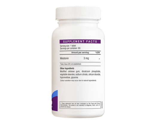 Melatonin 3mg Timed-Release 60 Tablets