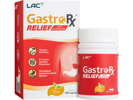 LAC GASTRORX® RELIEF ANTI-HEARTBURN (120 vegicaps)