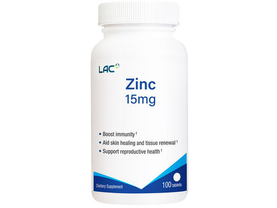 LAC Zinc 15mg 100 tablets