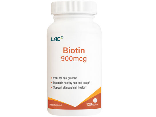 LAC Biotin 900mcg 120 tablets