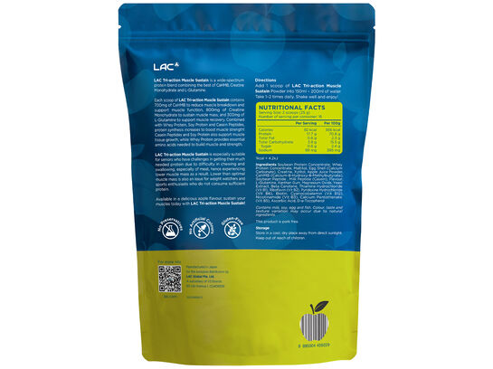 Tri-Action Muscle Sustain - Muscle Mass Booster (Apple Flavour)