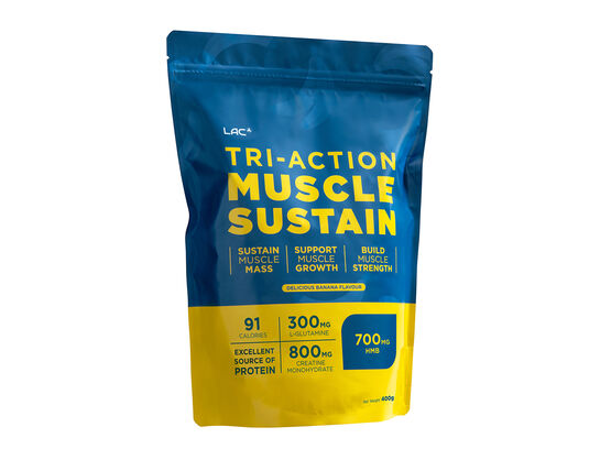 Tri-Action Muscle Sustain - Muscle Mass Booster  (Banana Flavour)