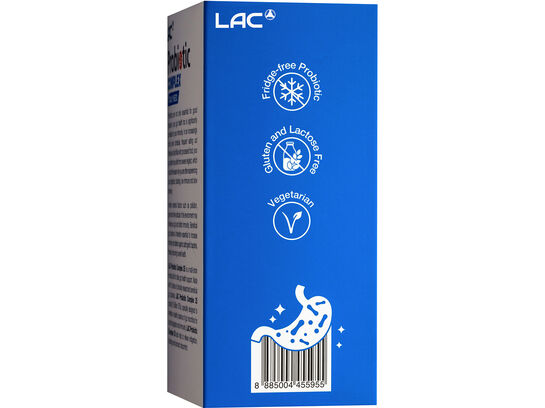 LAC Probiotic COMPLEX 25 Billion CFU 30 Vegetarian Capsules