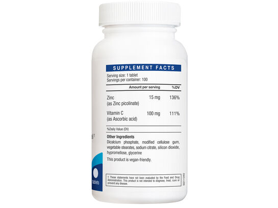 LAC Zinc 15mg 100 tablets
