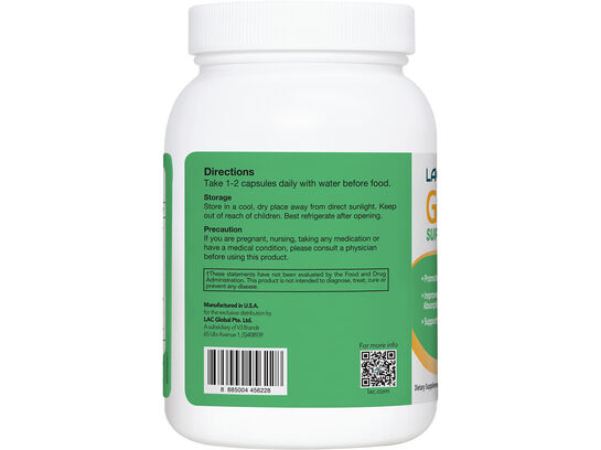 LAC GastroRX Super Enzymes 90 vegetarian capsules