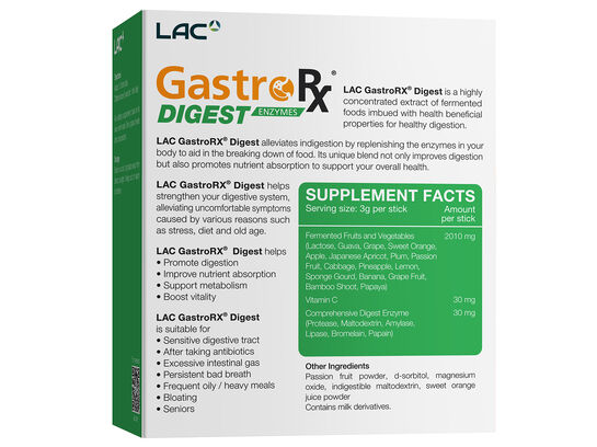 LAC GastroRX® Digest - Enzymes (3g x 60 powder sticks)