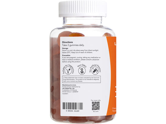 LAC Apple Cider Vinegar 60 gummies