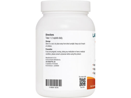  LAC Vitamin C 500mg Plus Rose Hips Timed-Release 90 caplets      