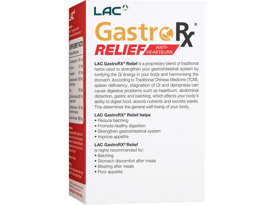 LAC GASTRORX® RELIEF ANTI-HEARTBURN (120 vegicaps)