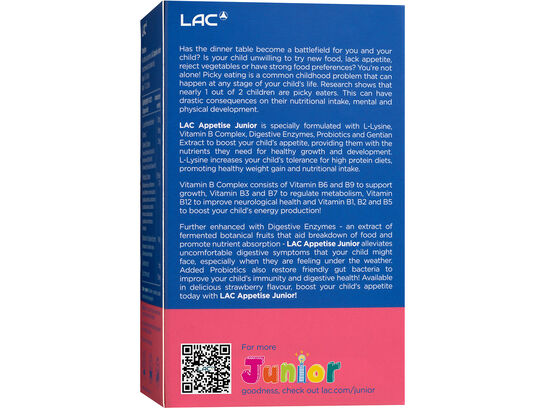 LAC Junior Appetise™ Junior - For Picky Eaters (1.6g x 30 powder sticks)