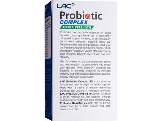 Probiotic Complex 75 Billion CFU - Extra Support