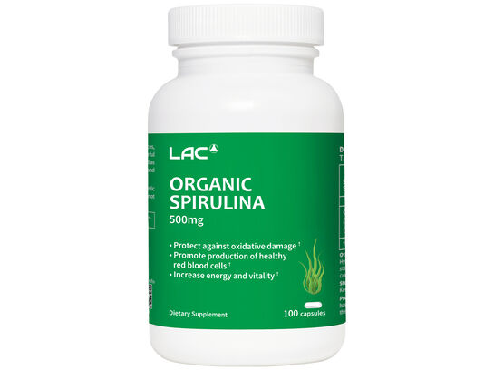 Organic Spirulina 500mg - Complete Nutrient Support
