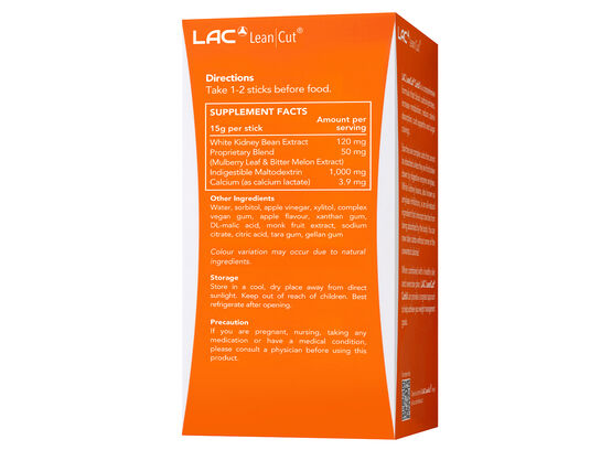  LAC LeanCut® CarbX Carb Blocker (15g x 30 jelly sticks)