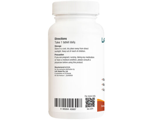 LAC Biotin 900mcg 120 tablets