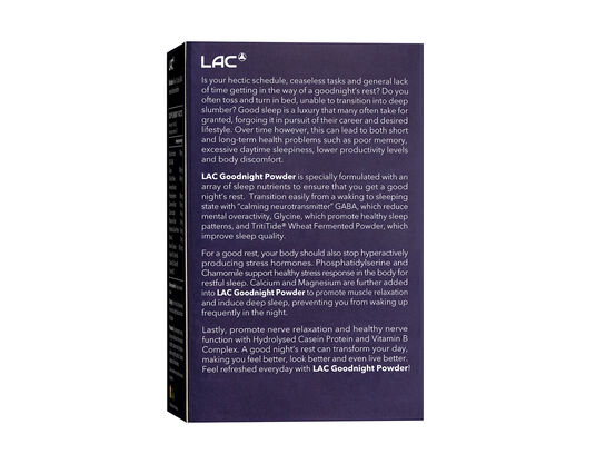 LAC SLEEP Goodnight - zzZZ Formula (3g x 30sticks)