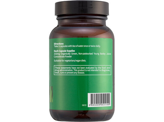 LAC Greens Green Barley™ - 33:1 Concentration (90 vegicaps)