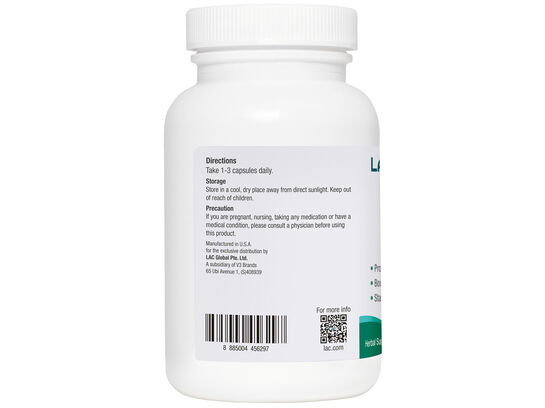 LAC Bilberry Extract 60mg 100 vegetarian capsules
