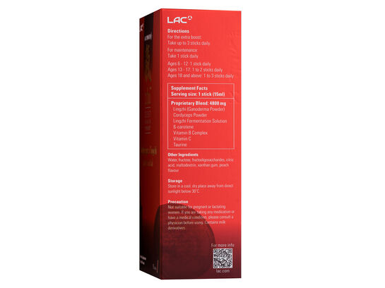 LAC Activated ZHI (Immune) 15ml x 15 sticks