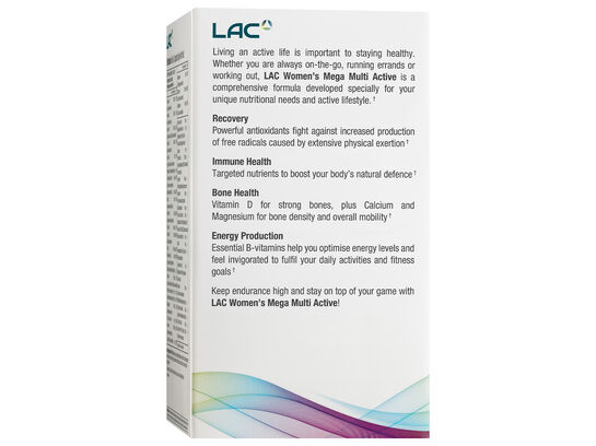  LAC Women's Mega Multi Active (90 caplets)