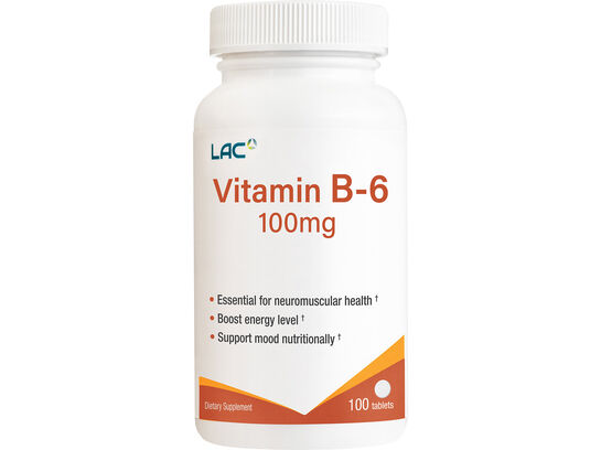  LAC Vitamin B-6 100mg (100 tablets)