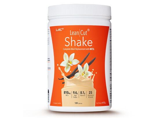 LAC LEANCUT® Shake Complete Meal Replacement Vanilla Flavour (672g)