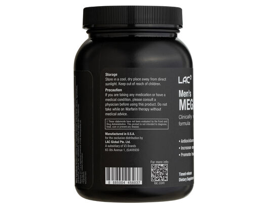 LAC Men's Mega Multi (90 caplets)