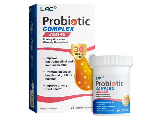 LAC Women’s Probiotic Complex 30Billion 30 vegetarian capsules