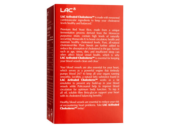 LAC Activated® Cholesterex (90 capsules)