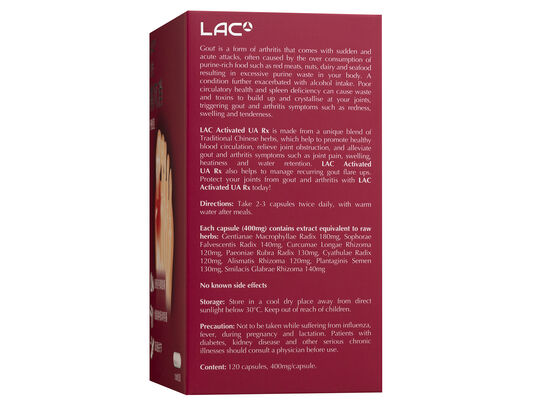 LAC ACTIVATED® UA Rx™ - Gout Protect (120 capsules)