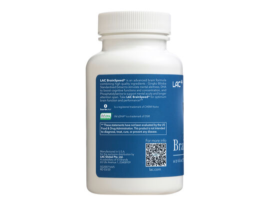 LAC BRAIN BrainSpeed® - Advanced Brain Formula (60 tablets)