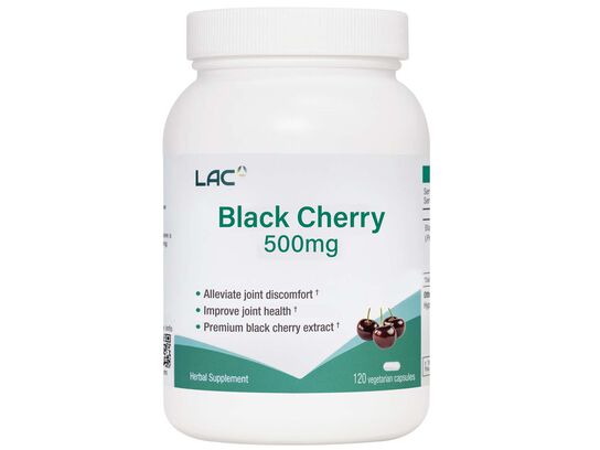 LAC Black Cherry 500mg 120 capsules