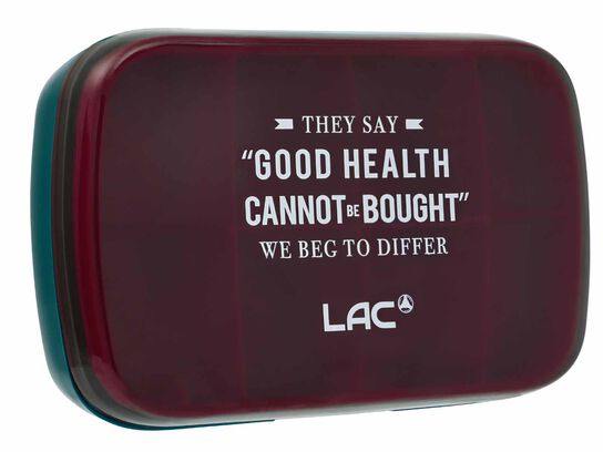 Large Pill Box (Coral Red)