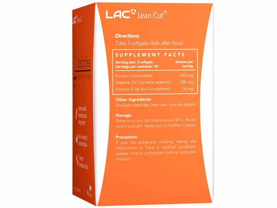 LAC LeanCut Metabolise 90 softgels