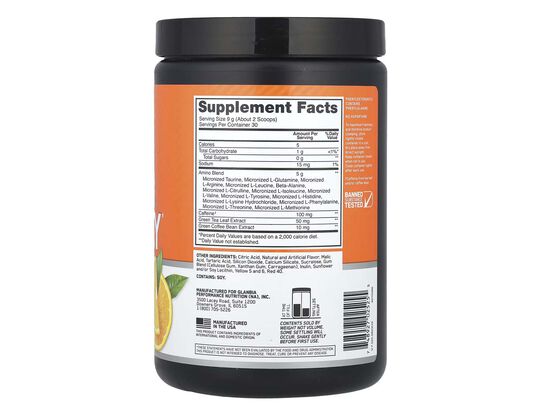 Essential Amino Energy Orange Cooler